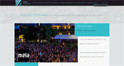 Desktop Screenshot of norwayfestivals.com