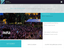 Tablet Screenshot of norwayfestivals.com